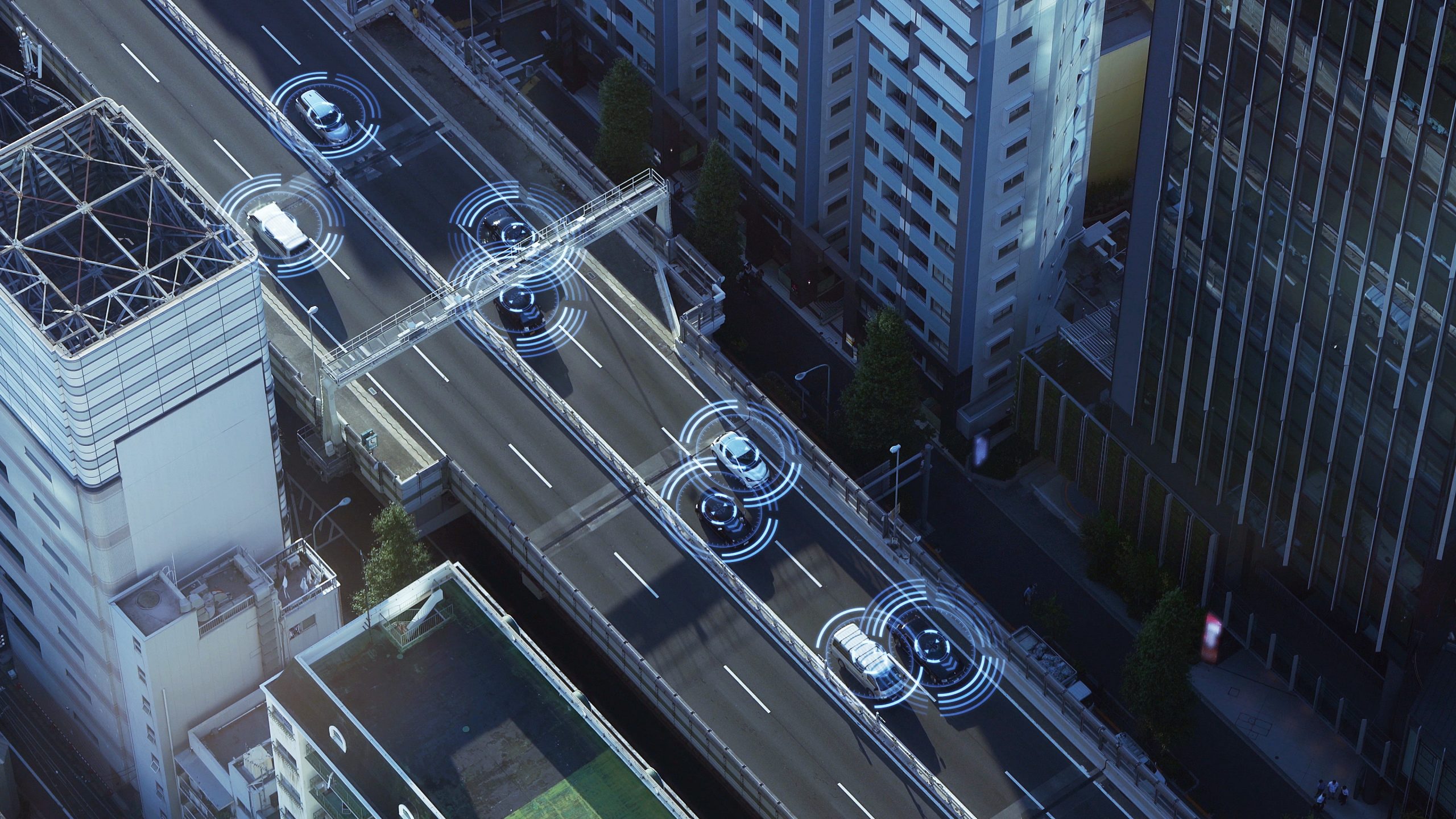 Automotive,Sensing,System,Concept.,Autonomous,Car.,Driver,Assistant,System.,Adaptive