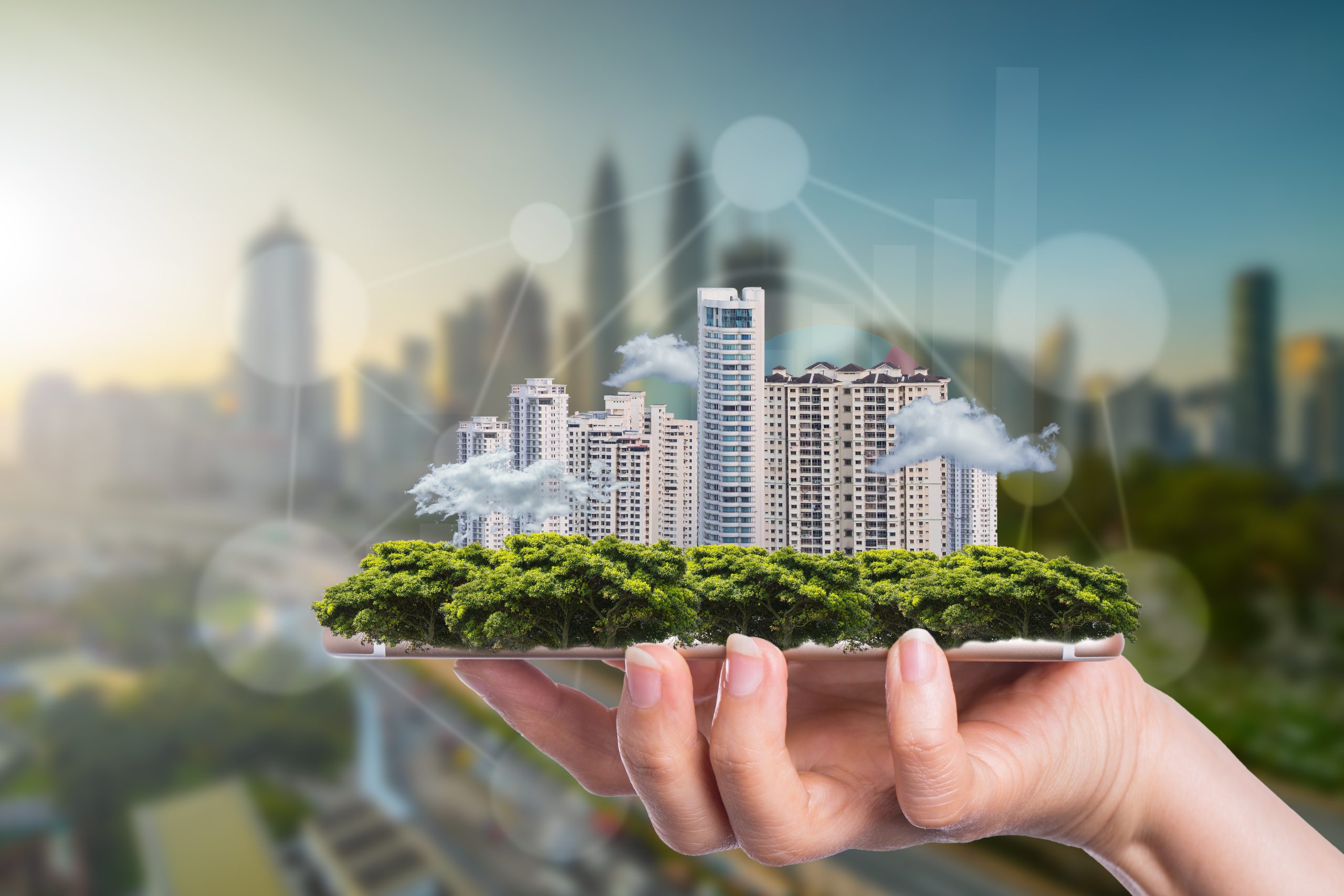Business,Smart,City,Concept,For,Growing,And,Success,With,Your