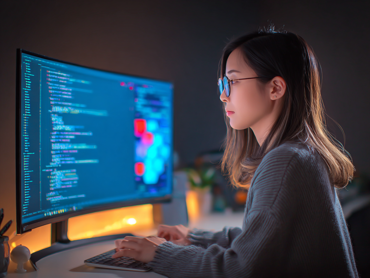 t90414_a_photo_of_young_lady_Hong_Kong_programmer_coding_with_32dc2d1e-2610-4fe9-a96f-6676be9d9510_0